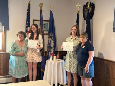 Legion honors four Fredonia students in ceremony